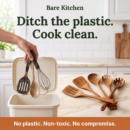 Bare Kitchen -  12PCS Natural Kitchen Utensils